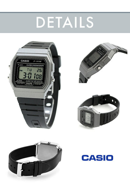 カシオ チープカシオ CASIO クォーツ 電池式 F-91 ユニセックス チプカシ 腕時計 ブランド カシオ casio デジタル 選べるモデル F-91