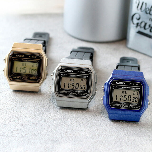 カシオ チープカシオ CASIO クォーツ 電池式 F-91 ユニセックス チプカシ 腕時計 ブランド カシオ casio デジタル 選べるモデル F-91