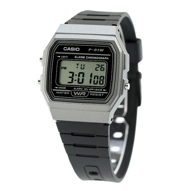 カシオ CASIO クォーツ 電池式 F-91WM-1B スタンダード チプカシ 海外モデル ユニセックス メンズ レディース 腕時計 ブランド カシオ casio デジタル F-91WM-1BDF
