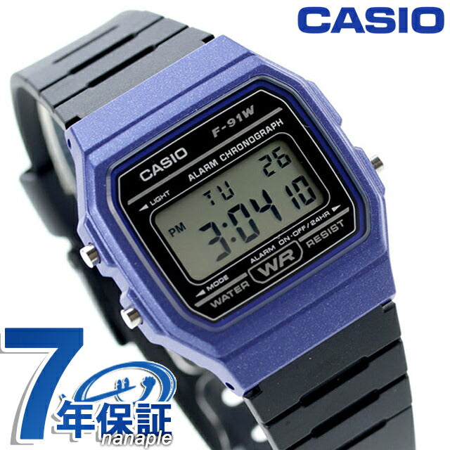カシオ CASIO クォーツ 電池式 F-91WM-2A カシオコレクション ポップ チプカシ ユニセックス メンズ レディース 腕時計 ブランド カシオ casio デジタル F-91WM-2ADF