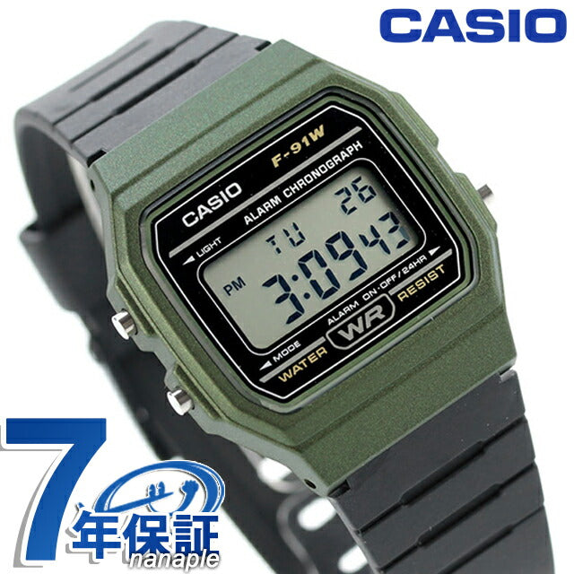 カシオ CASIO クォーツ 電池式 F-91WM-3A カシオコレクション ポップ チプカシ ユニセックス メンズ レディース 腕時計 ブランド カシオ casio デジタル F-91WM-3ADF