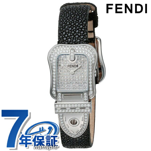 フェンディ ビーフェンディ クオーツ 腕時計 ブランド レディース ダイヤモンド FENDI F383241PC2 アナログ ダイヤモンド ブラック 黒