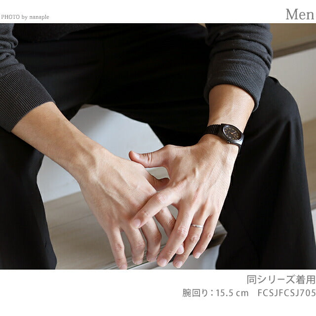 Anesbee Cinema Design Reprint Limited Model Quartz Watch Brand Ladies男士有限型FCSJ705模拟黑色黑色黑色黑色