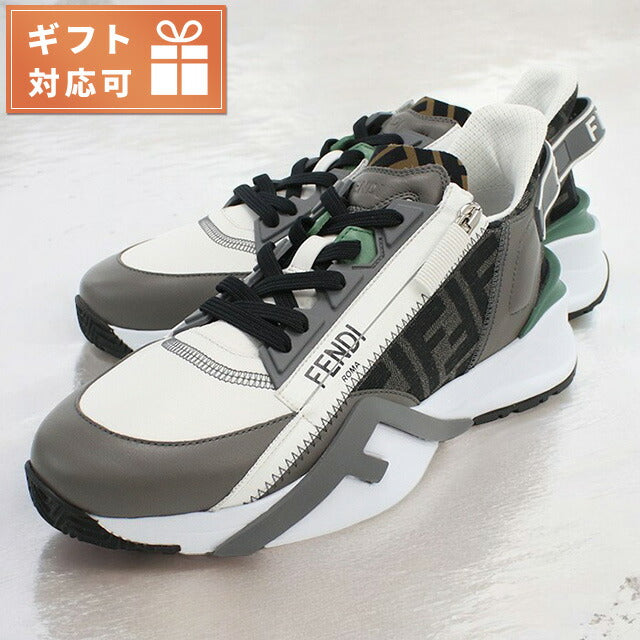 フェンディ スニーカー メンズ ブランド FENDI イタリア 7E1392 ホワイト系 グレー系 シューズ 選べるモデル FEN7E1392B