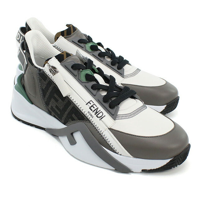 フェンディ スニーカー メンズ ブランド FENDI イタリア 7E1392 ホワイト系 グレー系 シューズ 選べるモデル FEN7E1392B
