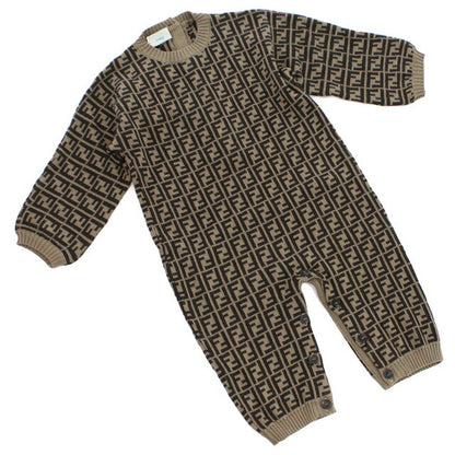 Fendi Rompers Baby Brand FENDI Italy Bul048 Brown fashion selectable model Fenbul048a