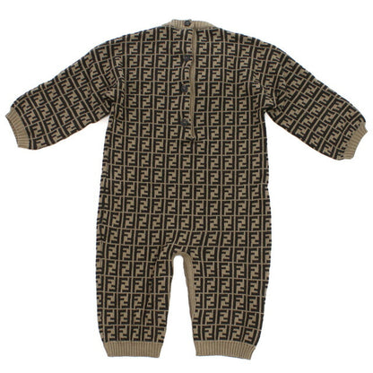 Fendi Rompers Baby Brand FENDI Italy Bul048 Brown fashion selectable model Fenbul048a