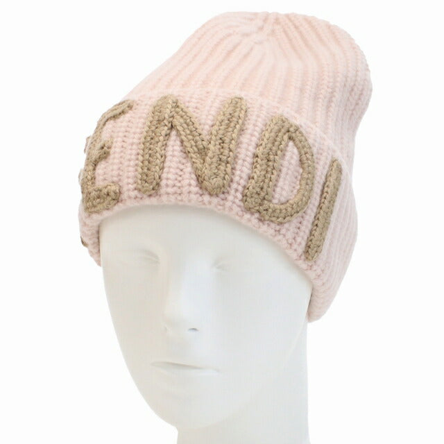 Fendi Knit Cap Ladies Brand FENDI Italy FXQ900 Pink Hat Selectable Model FenFXQ900A