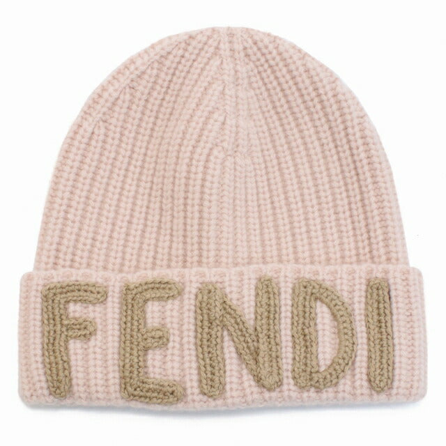 Fendi Knit Cap Ladies Brand FENDI Italy FXQ900 Pink Hat Selectable Model FenFXQ900A