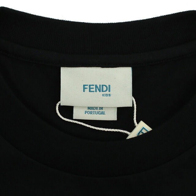 フェンディ 長袖Ｔシャツ キッズ ブランド FENDI ポルトガル JUI154 ブラック ウェア 選べるモデル FENJUI154A