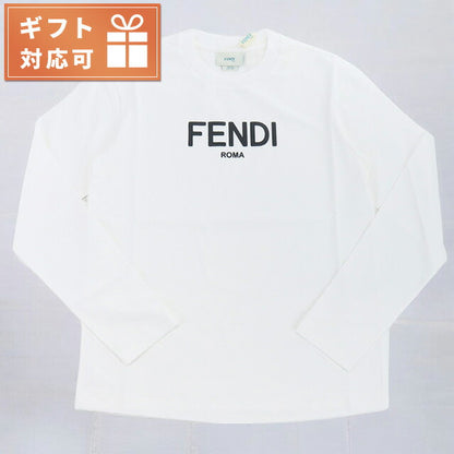 フェンディ 長袖Ｔシャツ キッズ ブランド FENDI ポルトガル JUI154 ホワイト系 ウェア 選べるモデル FENJUI154B