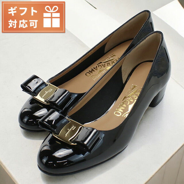 フェラガモ 靴 レディース ブランド FERRAGAMO イタリア 01-B221 ブラック シューズ 選べるモデル FER01-B221A