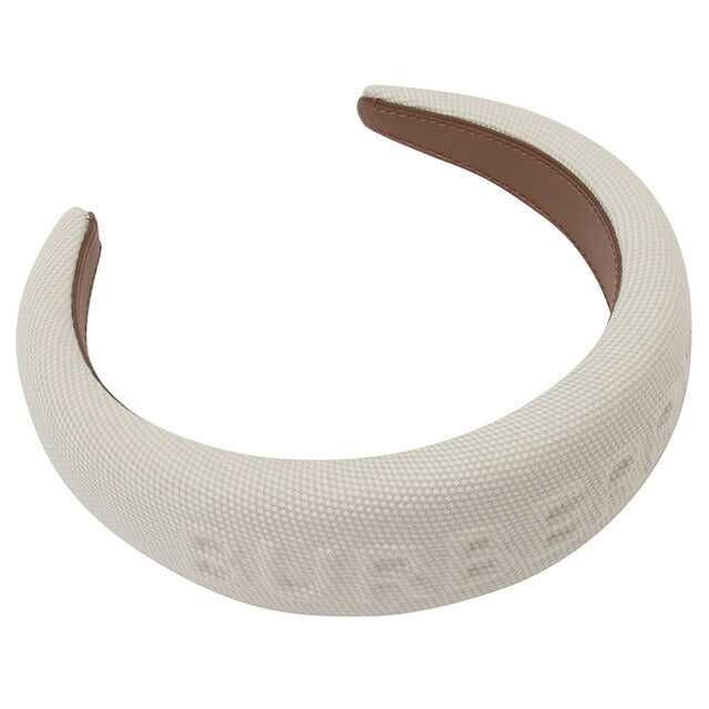 バーバリー BURBERRY 8070792 A1395 ロゴ コットンヘアバンド カチューシャ ナチュラル レディース ヘアアクセサリー FHBU00011L
