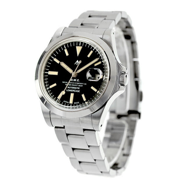 ナバルウォッチ Naval Watch Produced By LOWERCASE 自動巻き 腕時計 ブランド メンズ NAVAL WATCH FRXA001 アナログ ブラック 黒 日本製 FRXA001