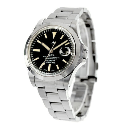 ナバルウォッチ Naval Watch Produced By LOWERCASE 自動巻き 腕時計 ブランド メンズ NAVAL WATCH FRXA001 アナログ ブラック 黒 日本製 FRXA001
