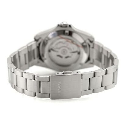 ナバルウォッチ Naval Watch Produced By LOWERCASE 自動巻き 腕時計 ブランド メンズ NAVAL WATCH FRXA001 アナログ ブラック 黒 日本製 FRXA001