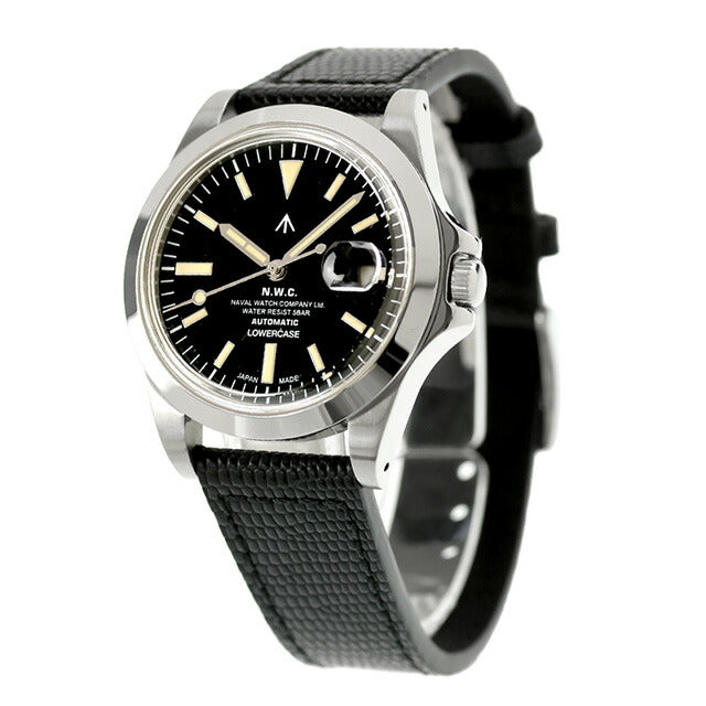 ナバルウォッチ Naval Watch Produced By LOWERCASE 自動巻き 腕時計 ブランド メンズ NAVAL WATCH FRXA002 アナログ ブラック 黒 日本製 FRXA002