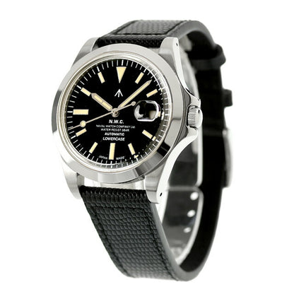 ナバルウォッチ Naval Watch Produced By LOWERCASE 自動巻き 腕時計 ブランド メンズ NAVAL WATCH FRXA002 アナログ ブラック 黒 日本製 FRXA002