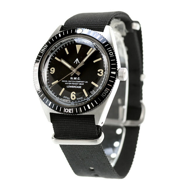 ナバルウォッチ Naval Watch Produced By LOWERCASE クォーツ 電池式 腕時計 ブランド メンズ NAVAL WATCH FRXB002 アナログ ブラック 黒 日本製 FRXB002