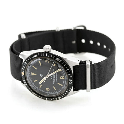ナバルウォッチ Naval Watch Produced By LOWERCASE クォーツ 電池式 腕時計 ブランド メンズ NAVAL WATCH FRXB002 アナログ ブラック 黒 日本製 FRXB002