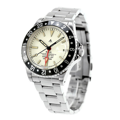 ナバルウォッチ Naval Watch Produced By LOWERCASE 自動巻き 腕時計 ブランド メンズ NAVAL WATCH FRXD002 アナログ ホワイト 白 日本製 FRXD002