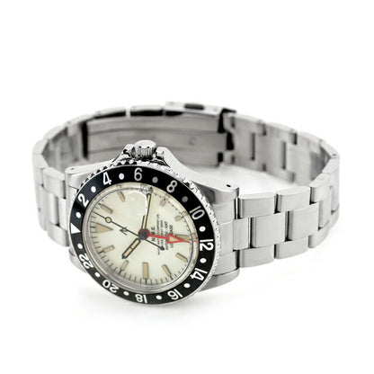ナバルウォッチ Naval Watch Produced By LOWERCASE 自動巻き 腕時計 ブランド メンズ NAVAL WATCH FRXD002 アナログ ホワイト 白 日本製 FRXD002