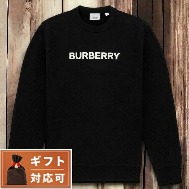 Burberry Burberry 8055312 A1189 M徽标印刷棉质运动衬衫船员脖子训练师长袖M尺寸ftbu00002m