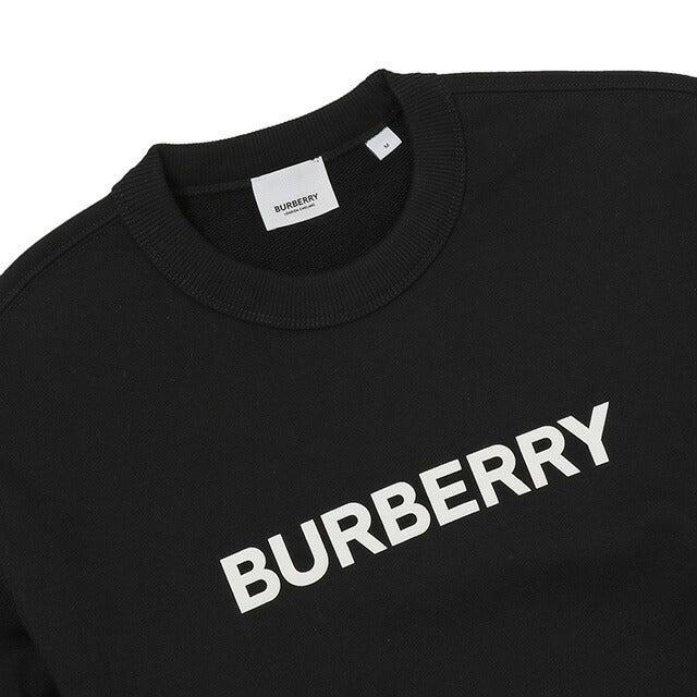 Burberry BURBERRY 8055312 A1189 M Logo Print Cotton Sweat Shirt Crew Neck Trainer Long Sleeve M size FTBU00002m