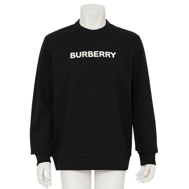 Burberry Burberry 8055312 A1189 M徽标印刷棉质运动衬衫船员脖子训练师长袖M尺寸ftbu00002m