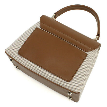 フルラ ハンドバッグ レディース ブランド FURLA FURLA 1927 WB00109 NATURALE+COGNAC ホワイト系 ブラウン系 バッグ FURWB00109061