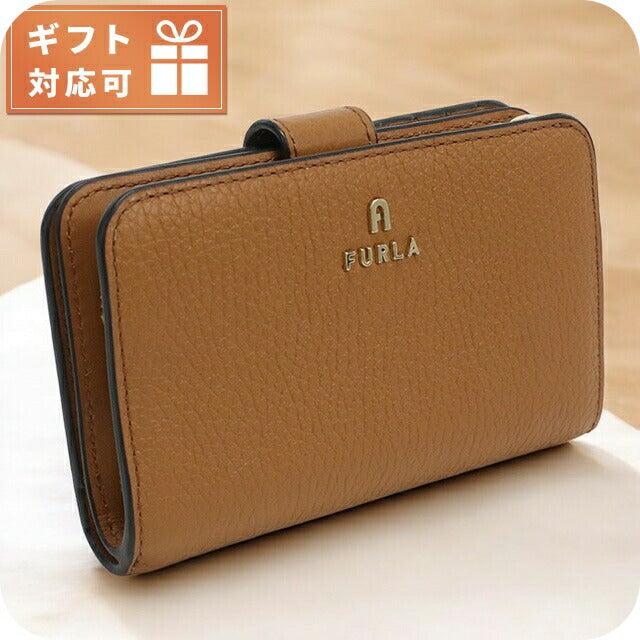 フルラ 二折財布小銭入付き レディース ブランド FURLA FURLA CAMELIA レザー WP00314 BRANDY ブラウン系 財布 FURWP00314161