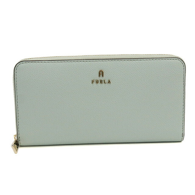 フルラ 長財布ラウンドファスナー レディース ブランド FURLA FURLA CAMELIA レザー WP00322 LAGUNA ブルー系 財布 FURWP00322101