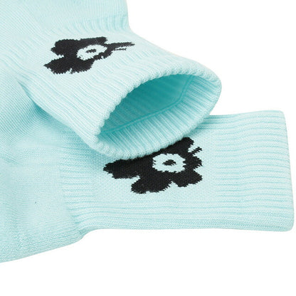 Marimekko Brand Crew Socks Ladies 091733 155 37-39 Unico One Point Short Socks Socks Japanese Size 23.5-25cm Light Blue Fashionable FXMM00496L