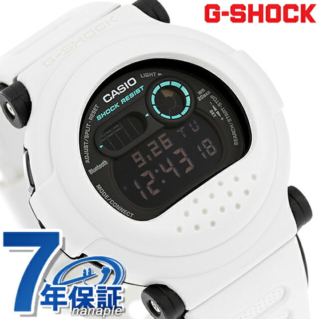 G-Shock Geah Shock G-Shock G-shock G-B001SF-7蓝牙男士手表品牌Casio数字黑色白色黑色白色黑色G-B001SF-7DR