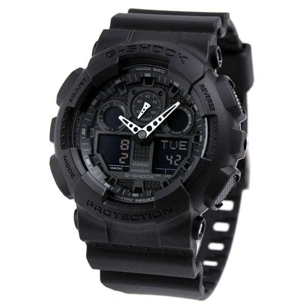 G-Shock G-SHOCK NEW Combination Model Full Black GA-100-1A1DR Casio Watch Brand Men&