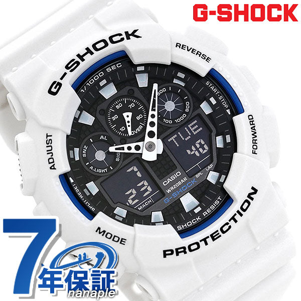 gショック ジーショック G-SHOCK STANDARD ブラック ホワイト GA-100B-7ADR カシオ CASIO GA-100B-7ADR