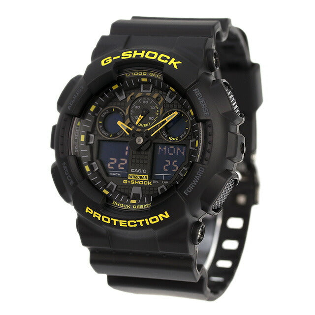 G-shock G-Shock GA-100CY-1A模拟数字GA-100系列男士手表Casio 卡西欧 Anaddial GA-100CY-1ADR