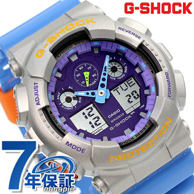 G-shock geashock G-SHOCK GA-100EU-8A2 Analog Digital GA-100 Series Men&