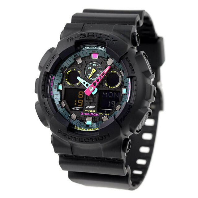 gショック ジーショック G-SHOCK GA-100MF-1A アナログデジタル GA-100シリーズ メンズ 腕時計 ブランド カシオ casio アナデジ ブラック 黒 GA-100MF-1ADR