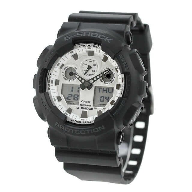 gショック ジーショック G-SHOCK クォーツ 電池式 GA-100WD-1A アナログデジタル GA-100シリーズ メンズ 腕時計 ブランド カシオ casio アナデジ GA-100WD-1ADR