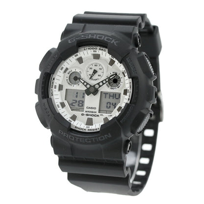 gショック ジーショック G-SHOCK クォーツ 電池式 GA-100WD-1A アナログデジタル GA-100シリーズ メンズ 腕時計 ブランド カシオ casio アナデジ GA-100WD-1ADR