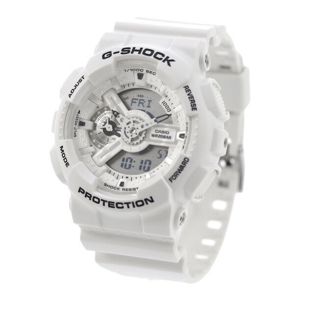 G-shock G-shock特殊色彩海洋白色ANADE GA-110MW-7ADR男士手表Casio Casio