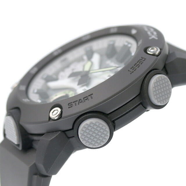 G-Shock GA-200000HD-8A模拟数字GA-200000系列男士观看品牌Casio 卡西欧 Anadigi黑色白色灰色黑色GA-2000HD-8ADR