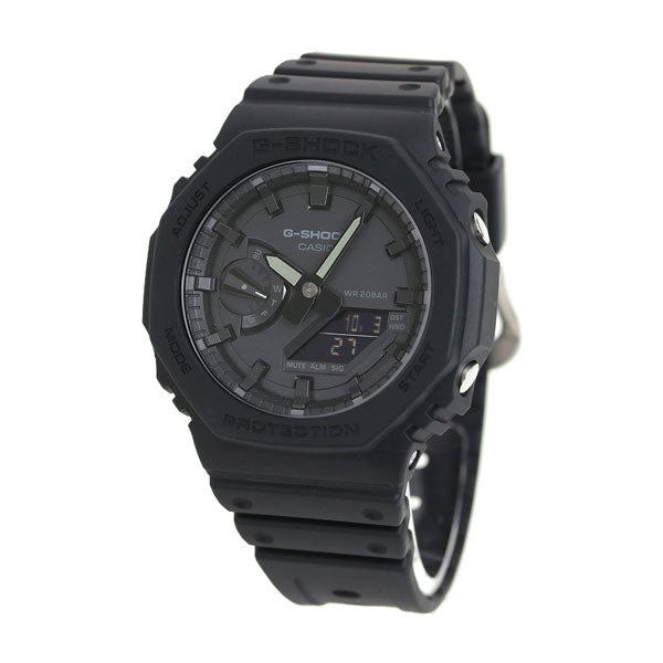 G-shock G-shock GA-2100男士手表品牌GA-2100-1A1DR全黑时钟Casio