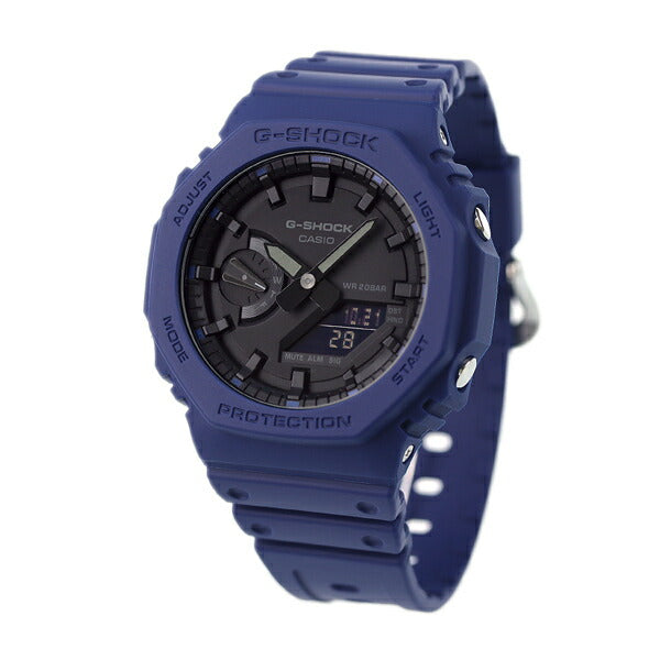 G-shock G-shock GA-2100 8 Square Quartz男士手表品牌GA-2100-2ADR黑色蓝色Casio