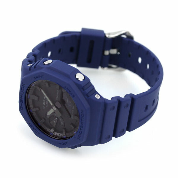 G-shock G-shock GA-2100 8 Square Quartz男士手表品牌GA-2100-2ADR黑色蓝色Casio