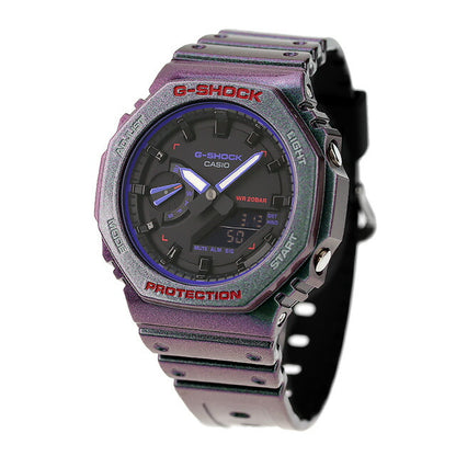 G-Shock GA-2100AH-6A 2100系列男士手表品牌Casio 卡西欧 Anadigi黑色两极分化GA-2100AH-6ADR