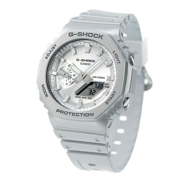 G-Shock GA-2100FF-8A男士手表品牌Casio Anadisy Silver GA-2100FF-8ADR