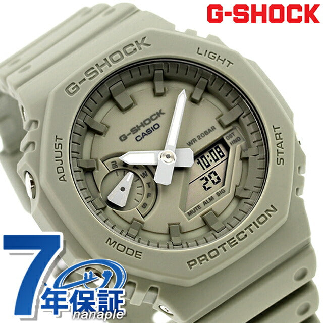 G-Shock Gee Shock G-Shock G-Shock GA-2100NC-3A模拟数字2100系列女用女士观看品牌Casio GA-2100NC-3ADR