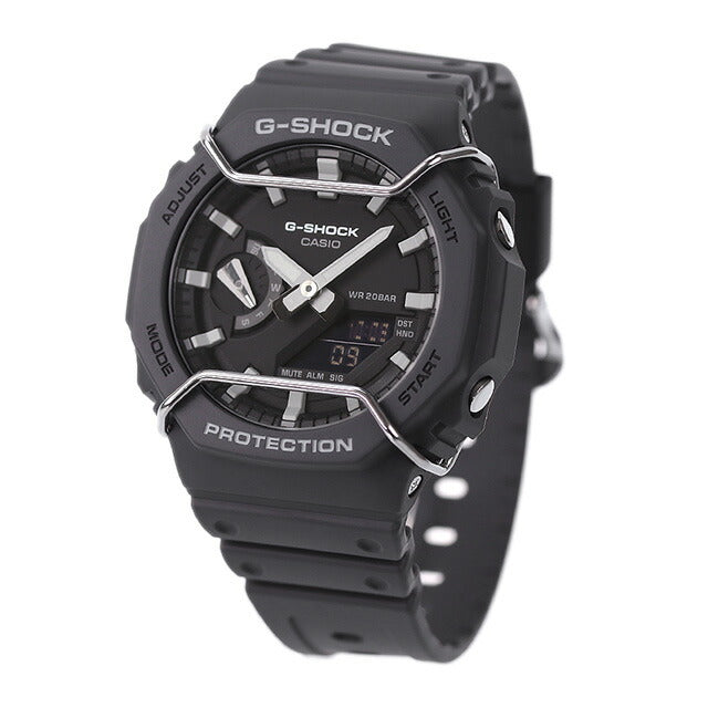 G-Shock Gee Shock G-Shock Quartz GA-2100PTS-8A 2100男士手表品牌Anadige黑色深灰色黑色黑色Casio GA-2100PTS-8ADR